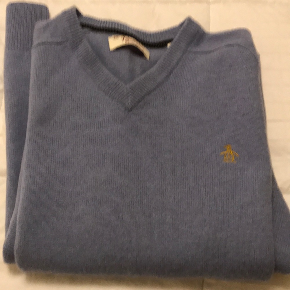 Light blue penguin sweater